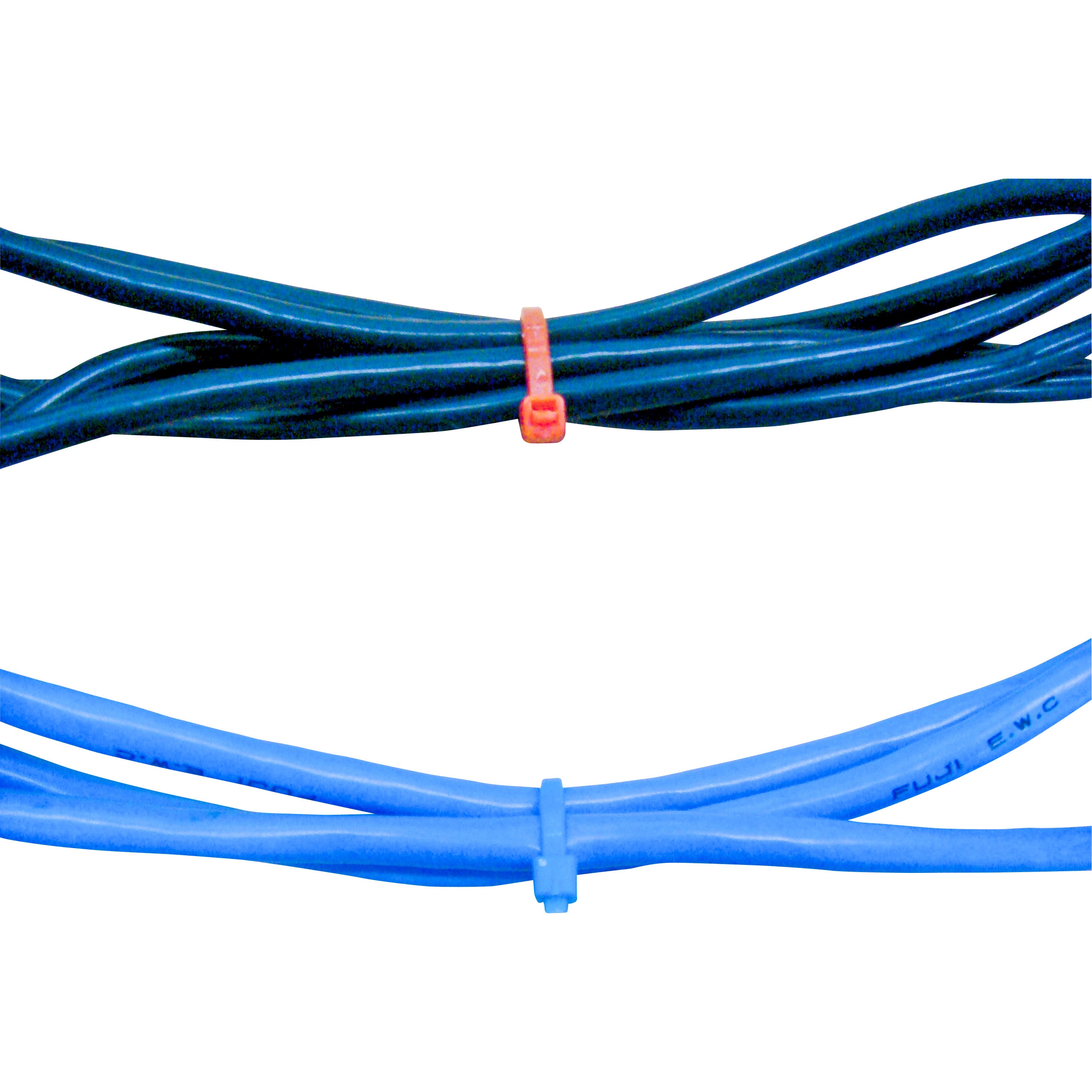 TRCVR-100 カラーケーブルタイ TRUSCO 最大結束径22mm 1袋(100本