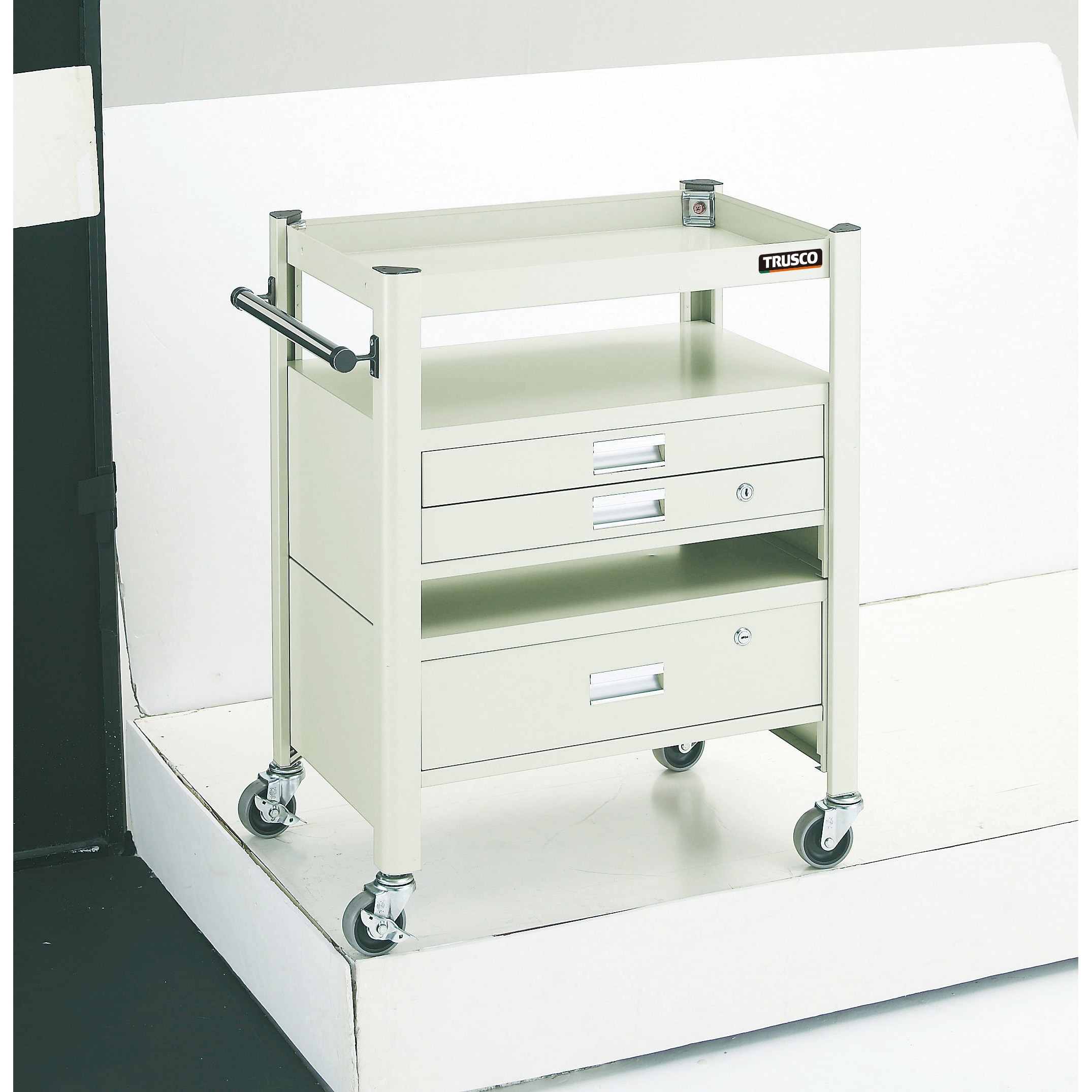 トラスコ(TRUSCO) コンビネーションワゴン６４３Ｘ４２７ＸＨ８８０４段 TCW-81A3