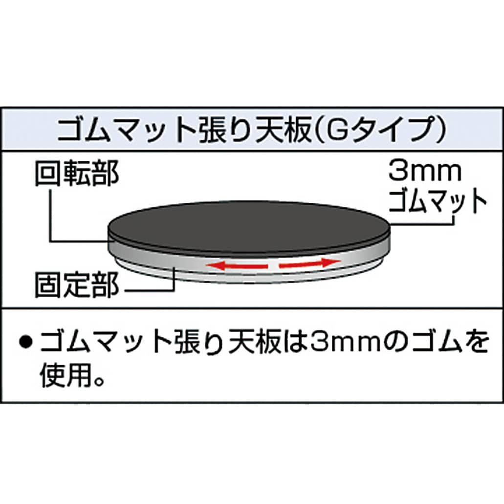 上等な 回転台用天板カバー 直径400 9mm RT40-W copycatguate.com