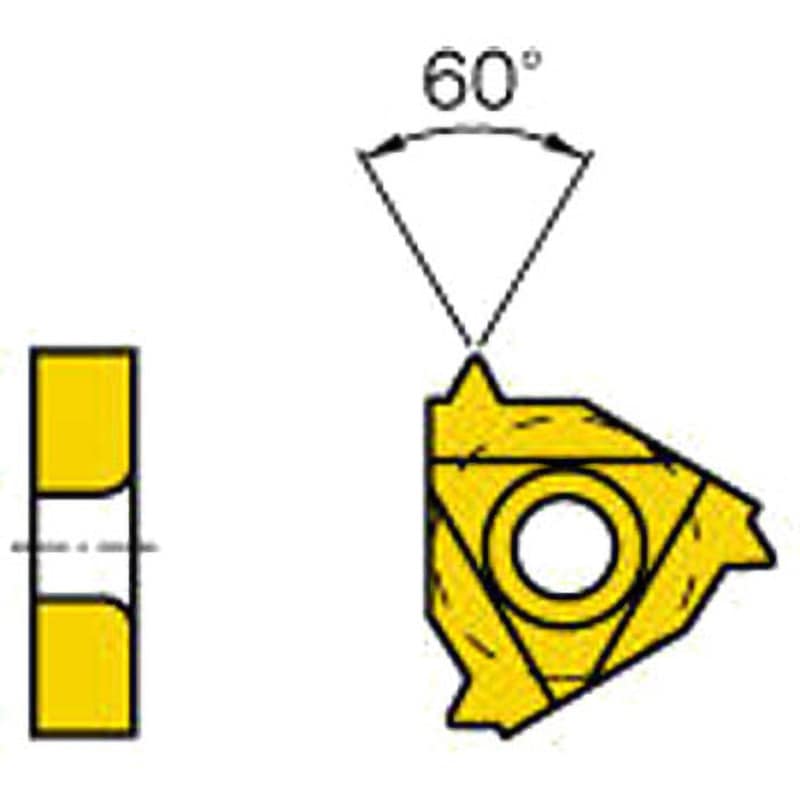 MMT16ER100ISO VP10MF チップ MMT 三菱マテリアル VP10MF製 コーナー半径0.16mm 1箱(5個) 7,551円