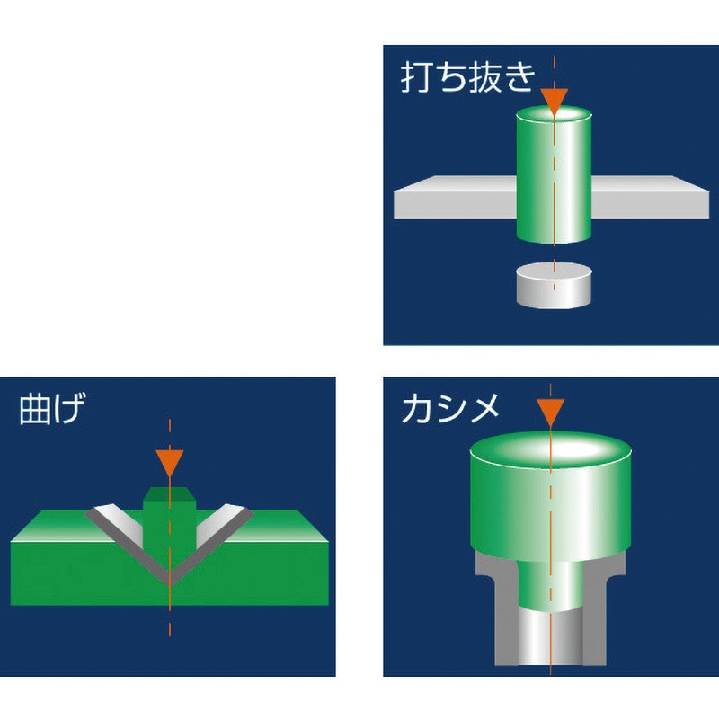 ハンドプレス(トグル式) 寸法(オーバーハング)86mm HZP-11