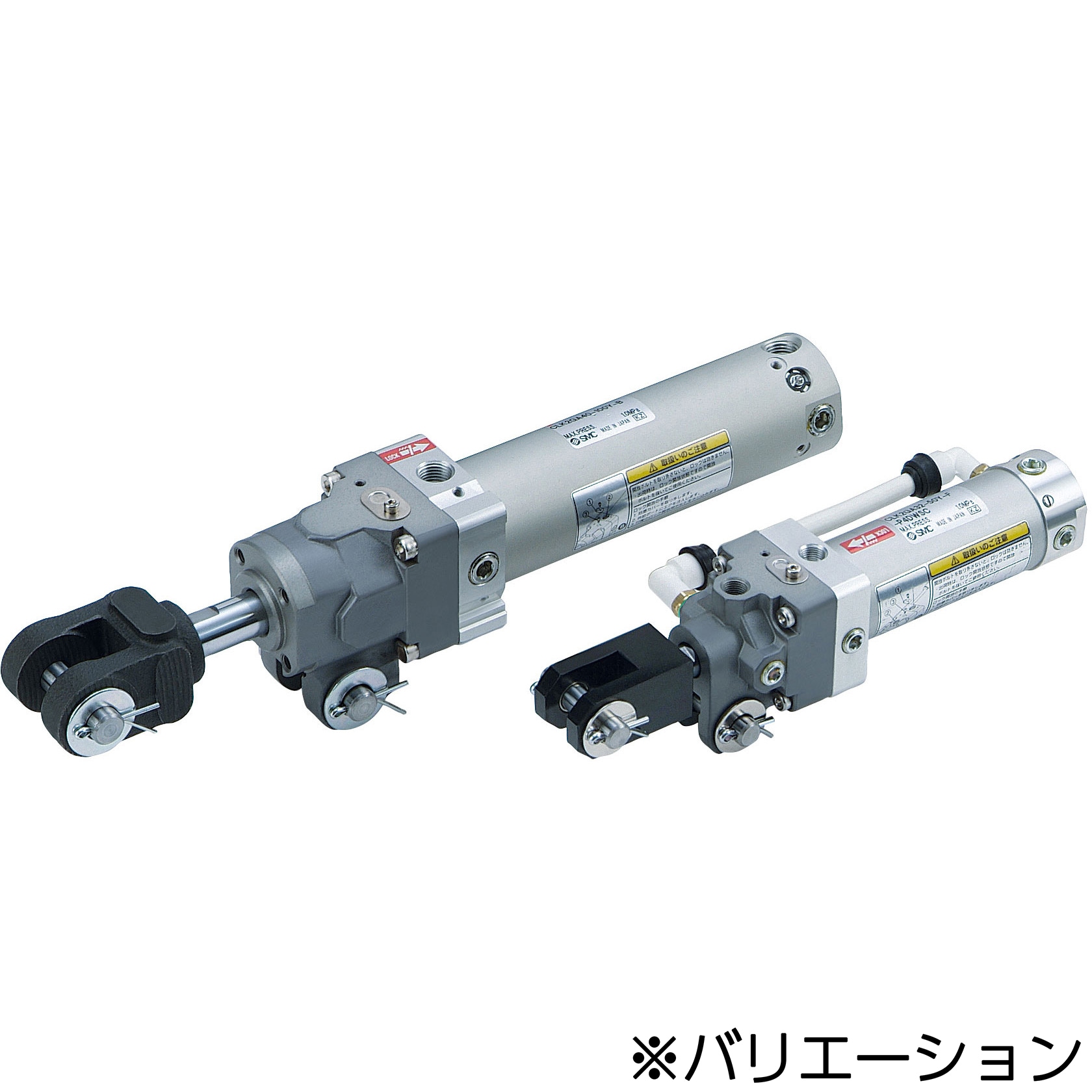 CLKGB32-100YS-B-X2095 CLK-X2095 - ロック付クランプシリンダ/スリムスタイル(CLKGB32) SMC 複動 シリンダストローク100mm