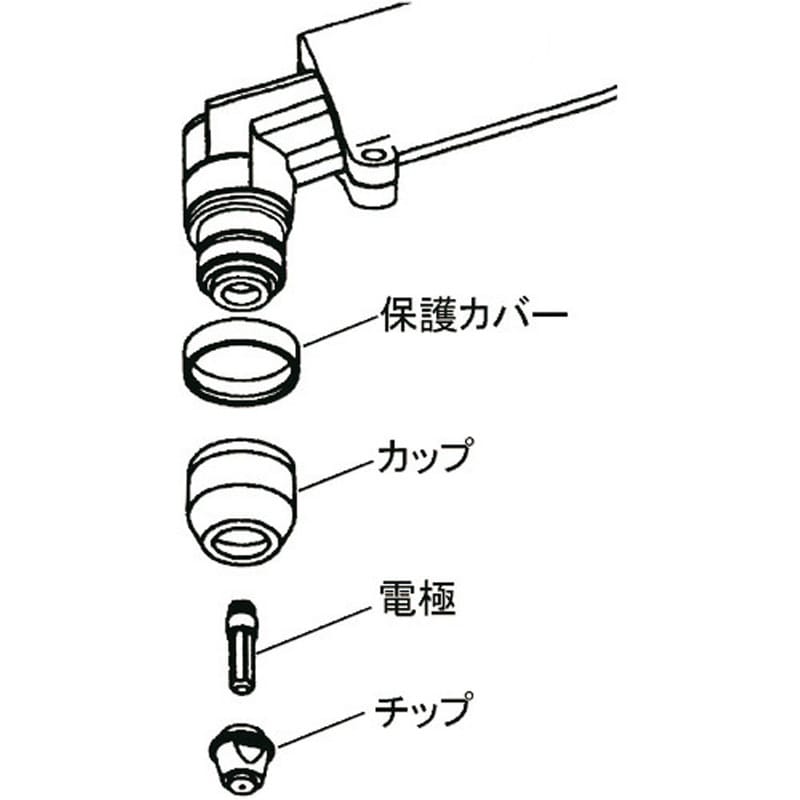 H1002F01 プラズマ切断チップ 1箱(10個) ダイヘン 【通販 H1002F01 プラズマ切断チップ 1箱(10個) ダイヘン 【通販