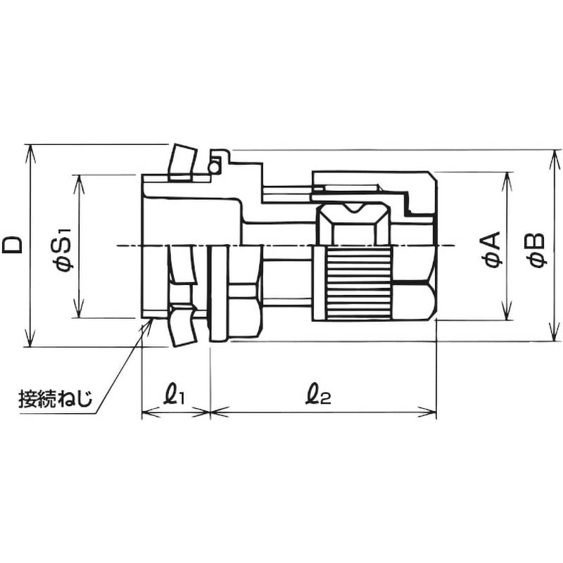 E2BG1216 E2型シールコネクター(ノックアウト接続用) 三桂製作所