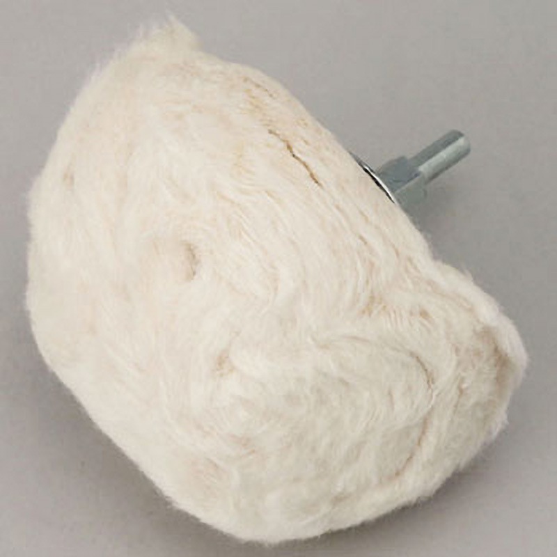 KBF-90 きのこバフ ヤナセ(柳瀬) 綿製 軸径6mm外径90mm 1箱(5個)