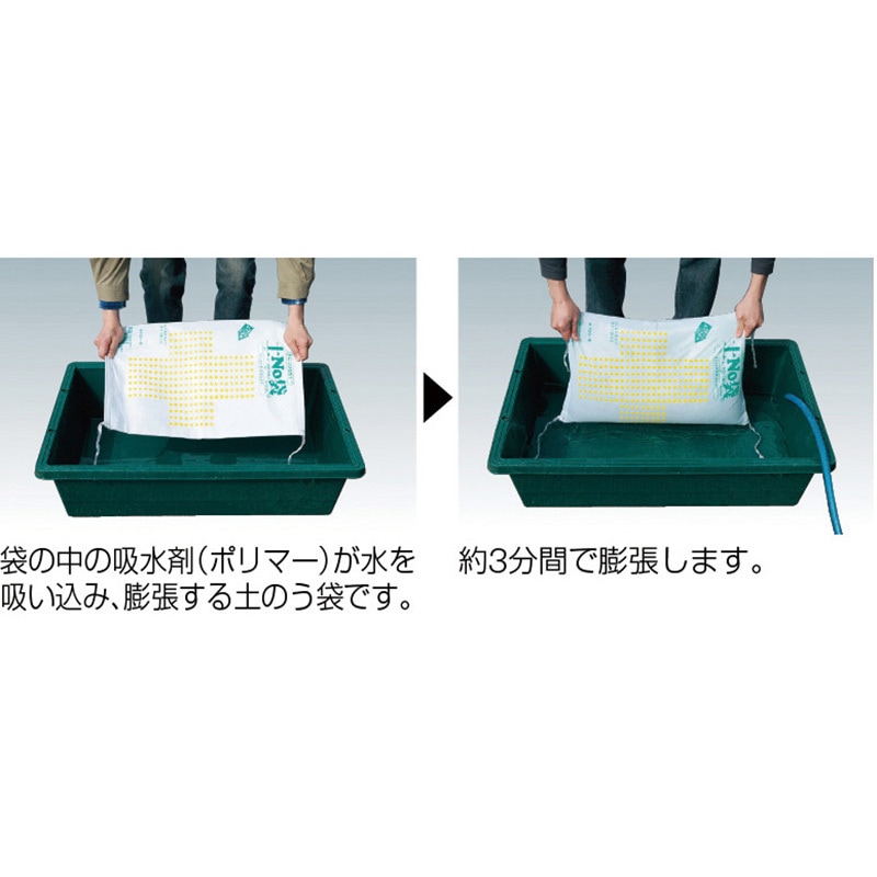 725 土NO袋 (吸水) 1個 丸和ケミカル 【通販モノタロウ】