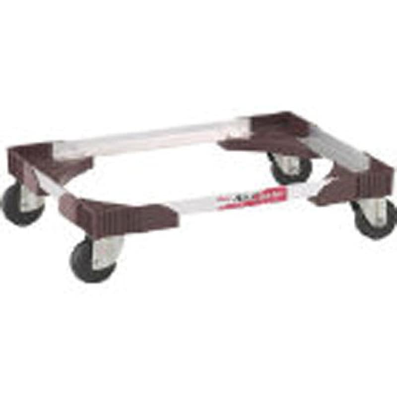 WA-50-75G-BR アルミアングルドーリー(エアーキャスター仕様) ワコーパレット 軽量