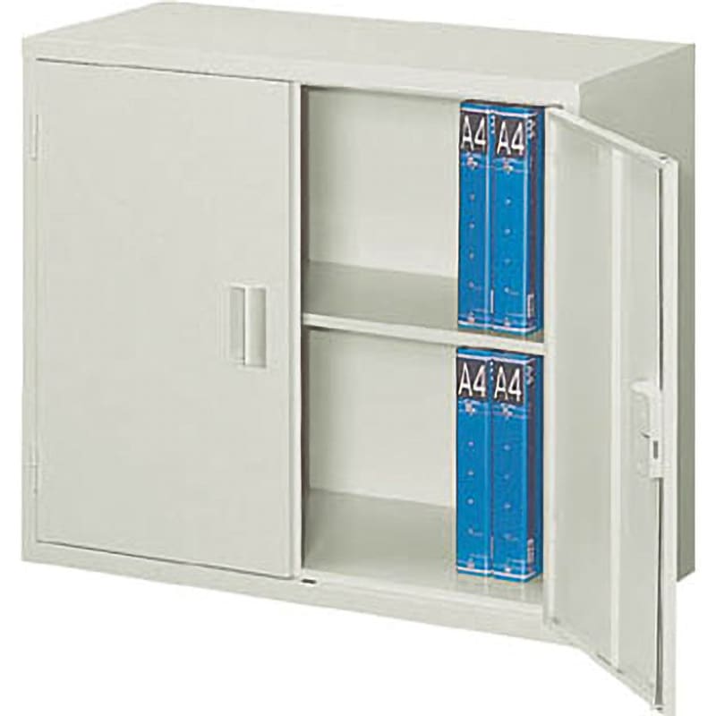 FH40-G7 両開書庫 TRUSCO ネオグレー色 完成品仕様 上置き・下置き両用 幅880mm奥行400mm高さ750mm  FH40-G7