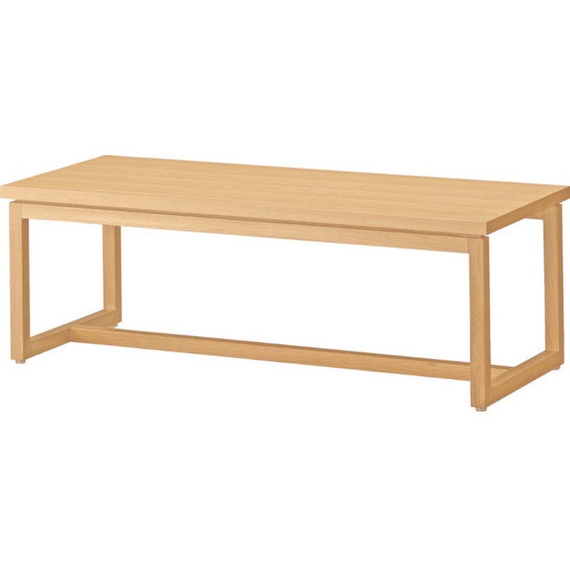 CLA1200-NA 木製テーブル センターテーブル TRUSCO ナチュラル色 高さ410mm幅1200mm奥行500mm