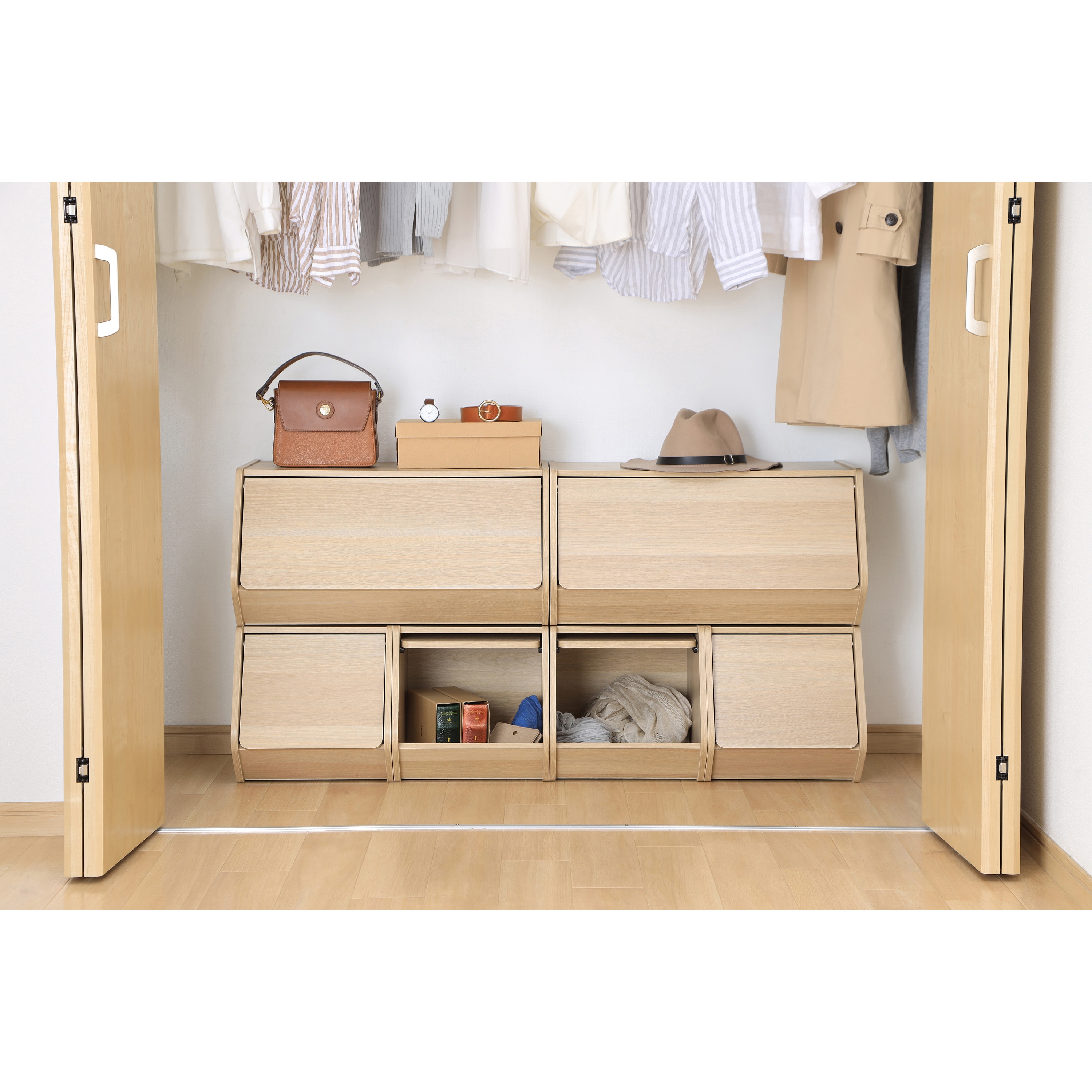 スタックボックス 幅30cm×奥行38.8cm アイリスオーヤマ スタッキング