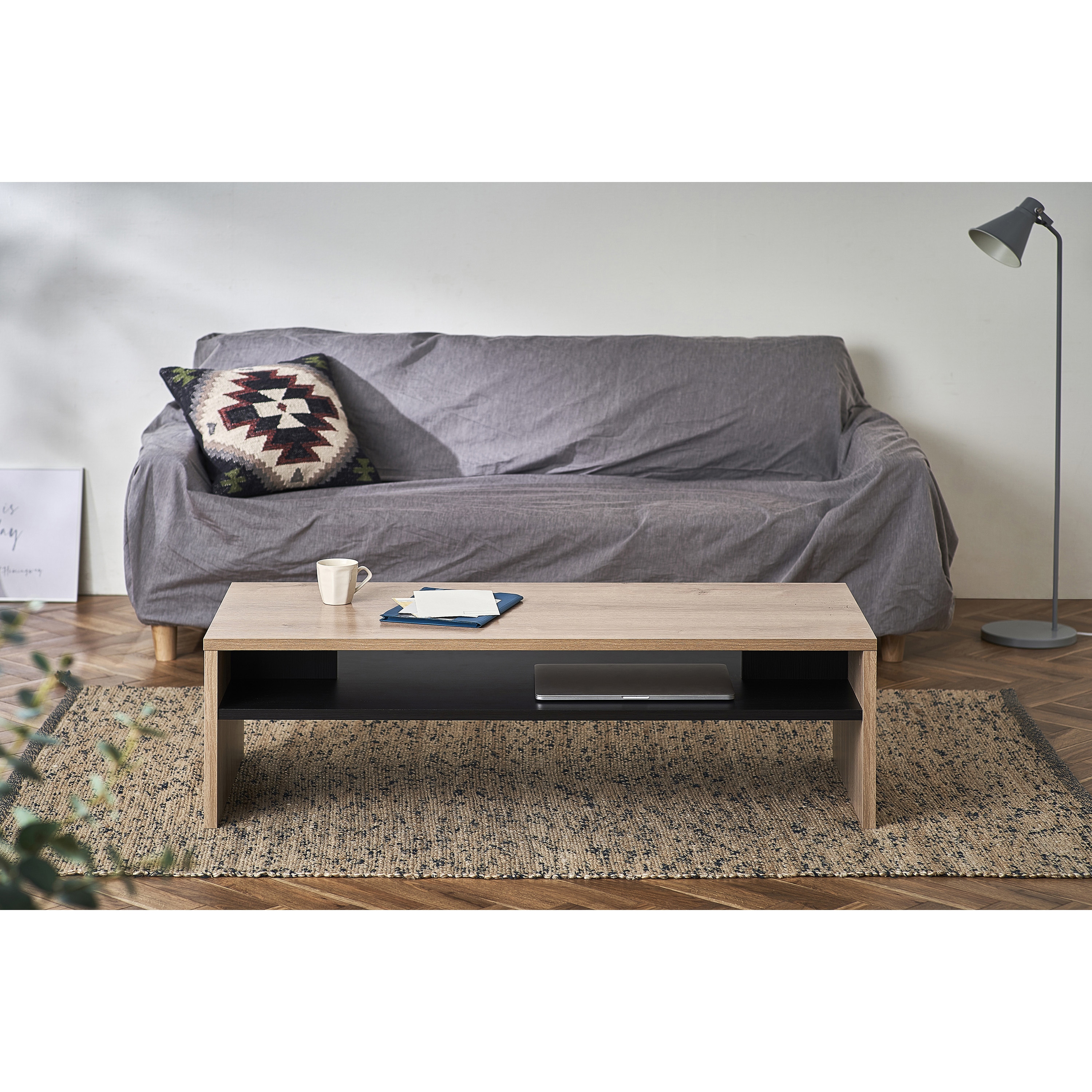 LTB-1190W リビングテーブル アイリスオーヤマ ライトナチュラル色 高さ380mm幅1190mm奥行500mm LTB-1190W リビングテーブル アイリスオーヤマ ライトナチュラル色 高さ380mm幅1190mm奥行500mm