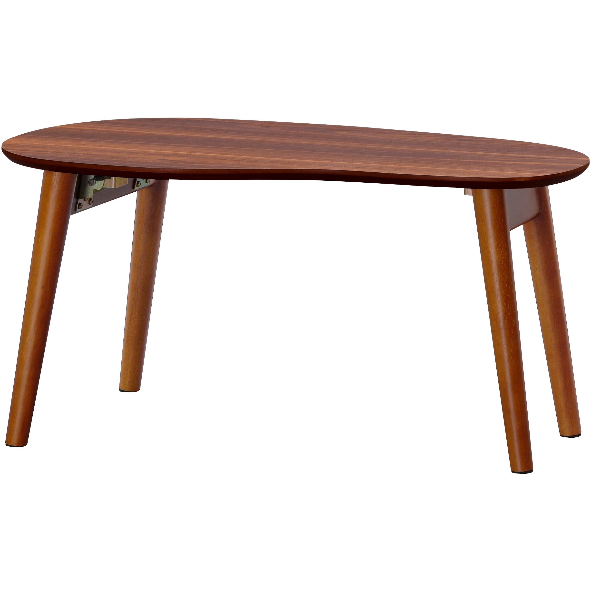 FCT-700R 折り畳みセンターテーブル アイリスオーヤマ ウォールナット色 高さ340mm幅700mm奥行400mm