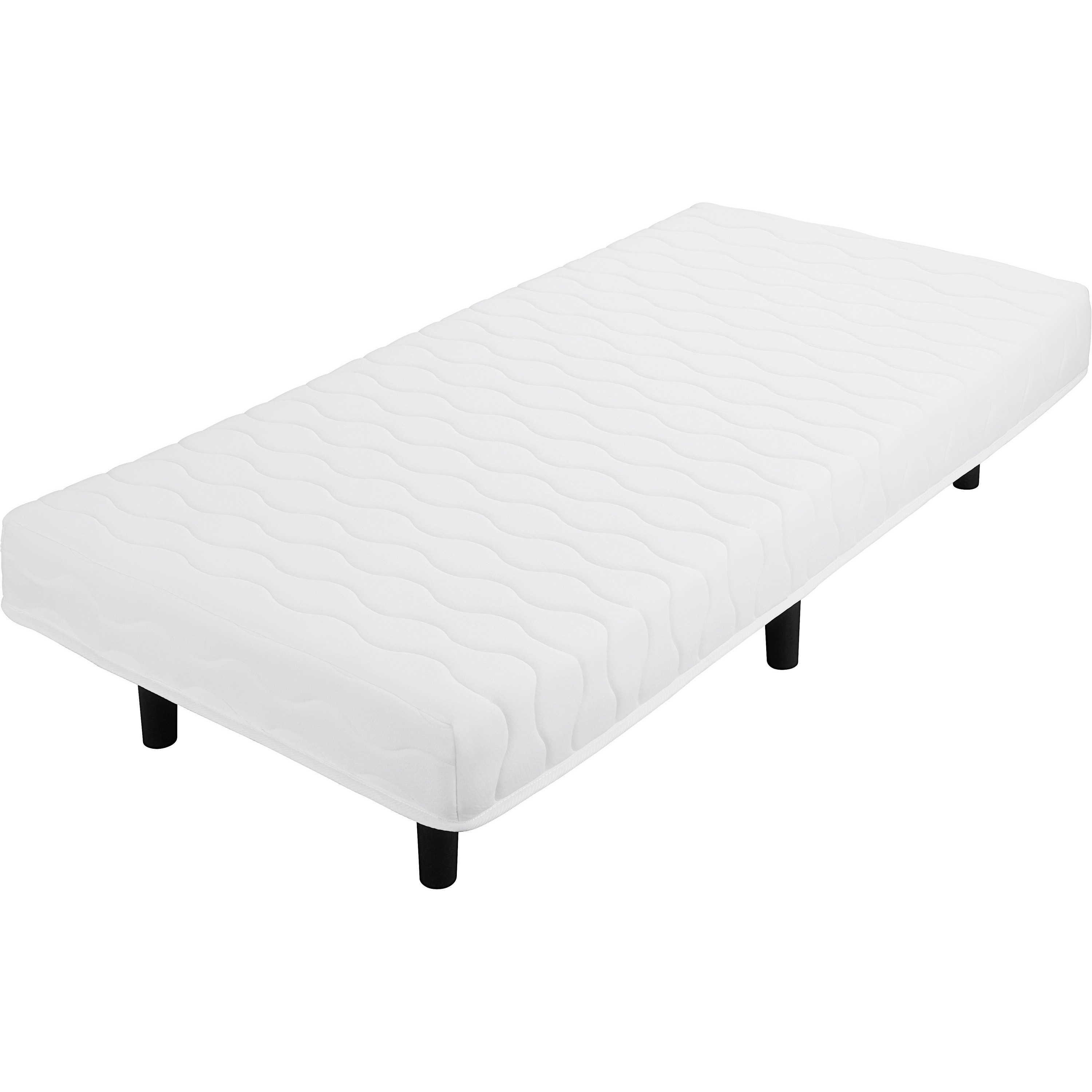 PAM-S 脚付きポケットコイルマットレスS アイリスオーヤマ ホワイト色 シングルサイズ  PAM-S