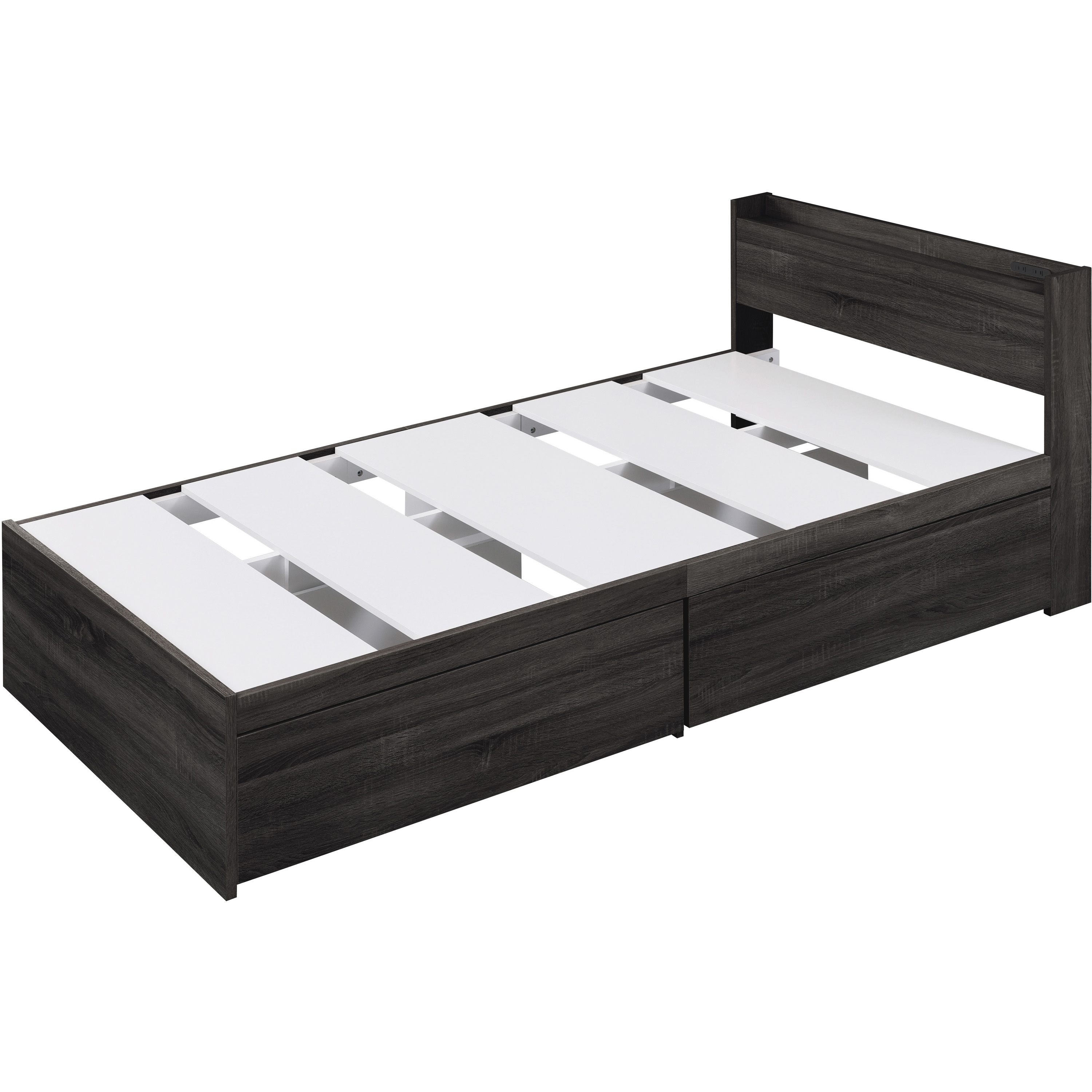 DSBM-S 大容量収納ベッド宮付き アイリスオーヤマ シングルサイズ  DSBM-S