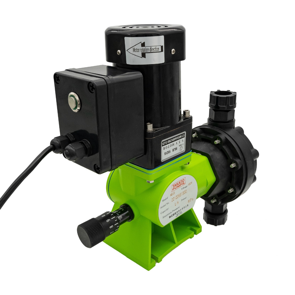 N-150/0.25-PPV(100V) モーター駆動式定量ダイヤフラムポンプ