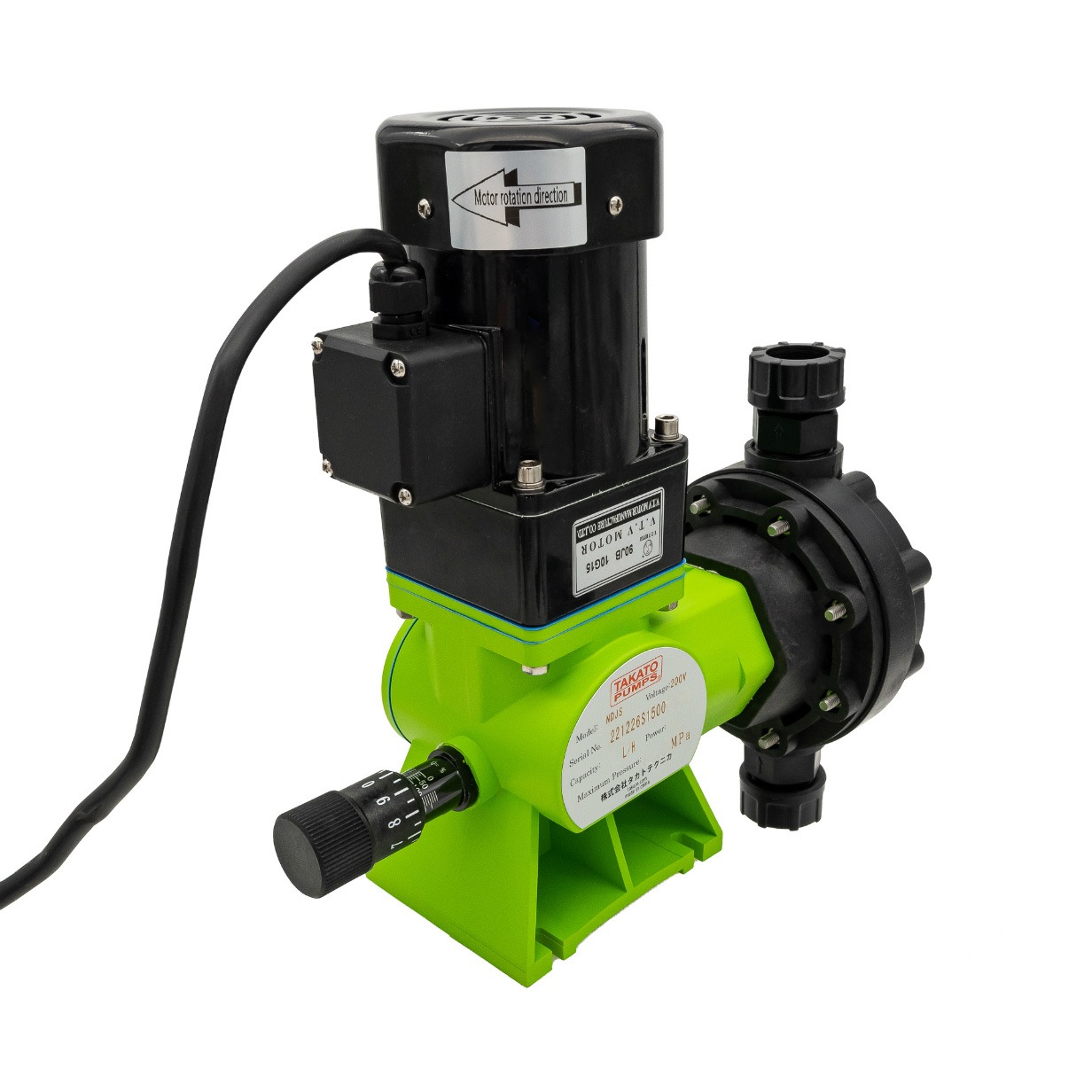 N-150/0.25-PPV(200V) モーター駆動式定量ダイヤフラムポンプ