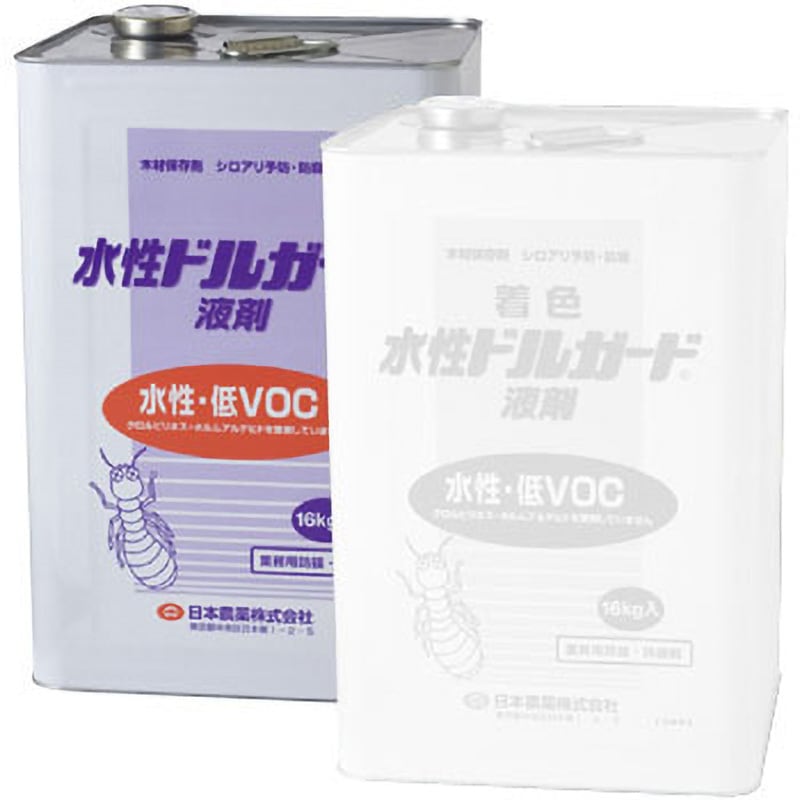 無色 木材防腐剤 水性ドルガード 日本農薬 木床用 無色 1缶(16kg