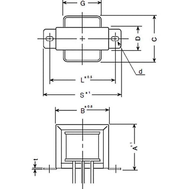 ST-60 トランジスタ用小型トランス 橋本電気(SANSUI) アウトプッ ST-60 トランジスタ用小型トランス 橋本電気(SANSUI) アウトプッ