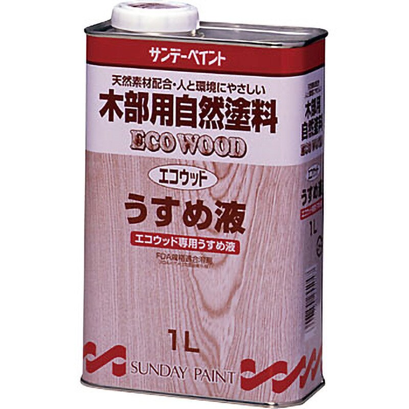 255047 エコウッド専用うすめ液 1缶(1L) サンデーペイント