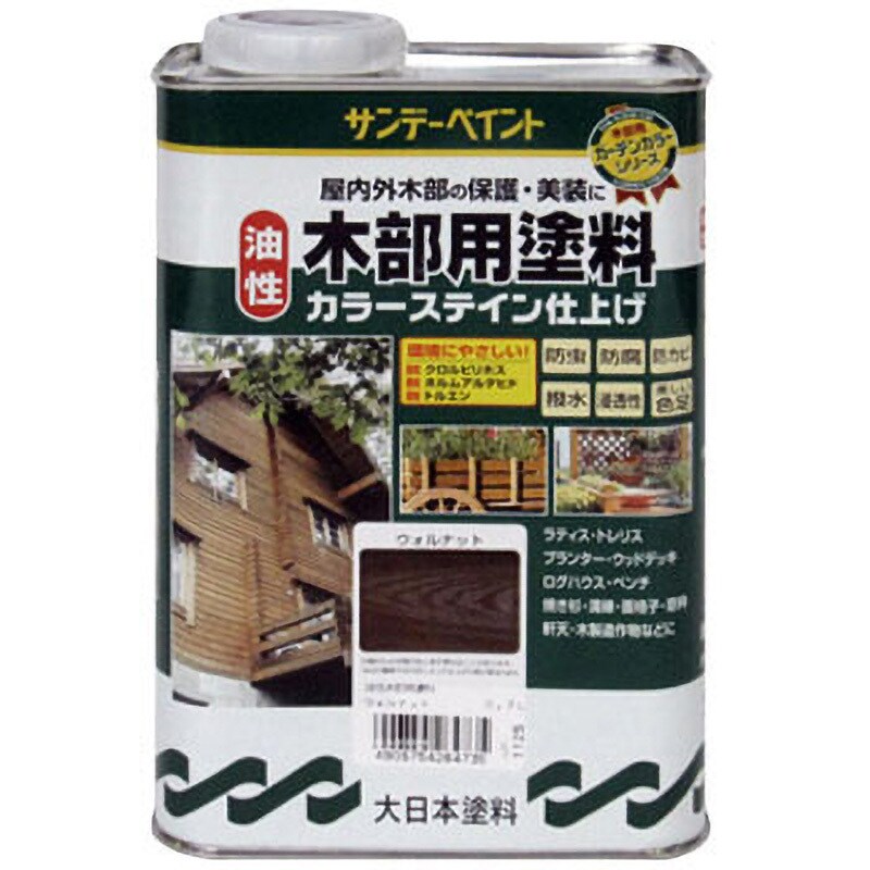 264735 油性木部用塗料カラーステイン サンデーペイント 屋内外 264735 油性木部用塗料カラーステイン サンデーペイント 屋内外