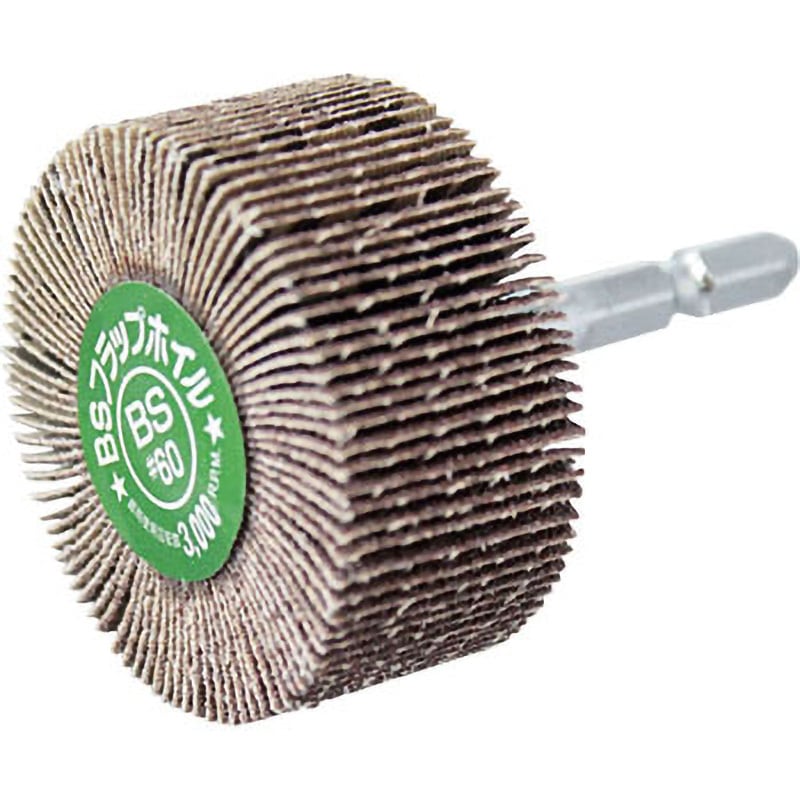 50507 BSネジタルフラップホイル(六角) イチグチ 粒度60 軸径6.35mm