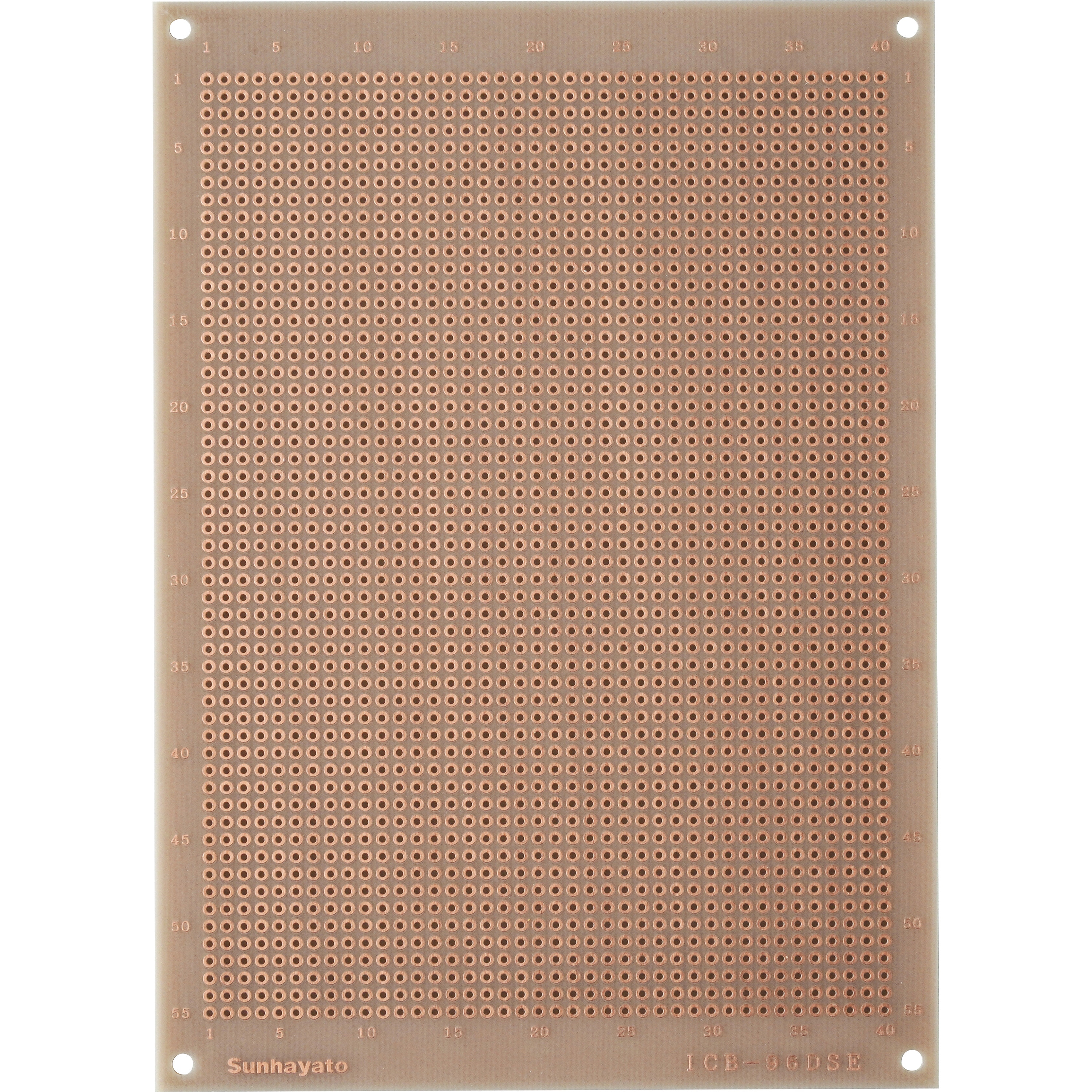 ICB-96DSE ユニバーサル基板 ICB-96シリーズ サンハヤト ハンダ面