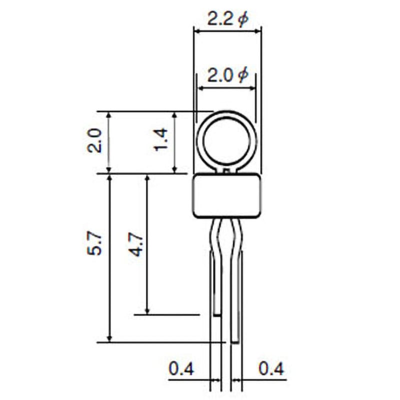 SLC-3-G-K オシロスコープ用チェック端子 サンハヤト リン青銅0.4Φ製
