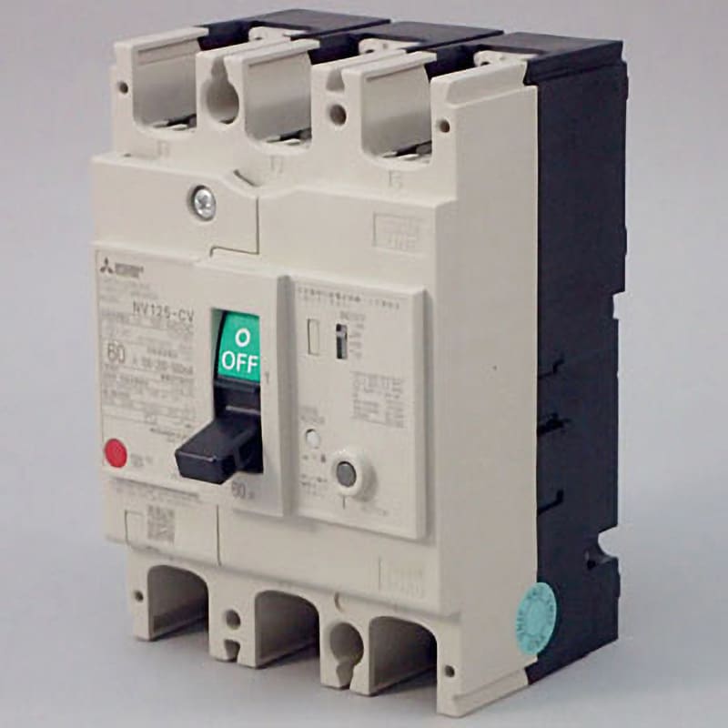 NV125-CV 3P 60A 100-440V 1.2.500MA 漏電遮断器 高調波・サージ対応形