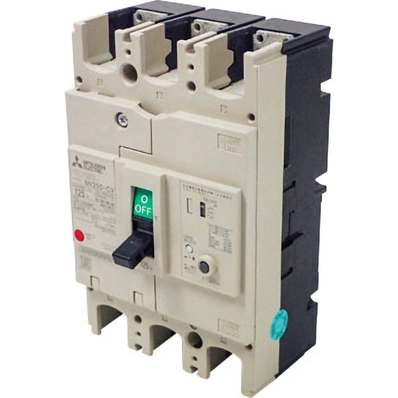 NV250-CV 3P 125A 100-440V 1.2.500MA 漏電遮断器 高調波・サージ対応