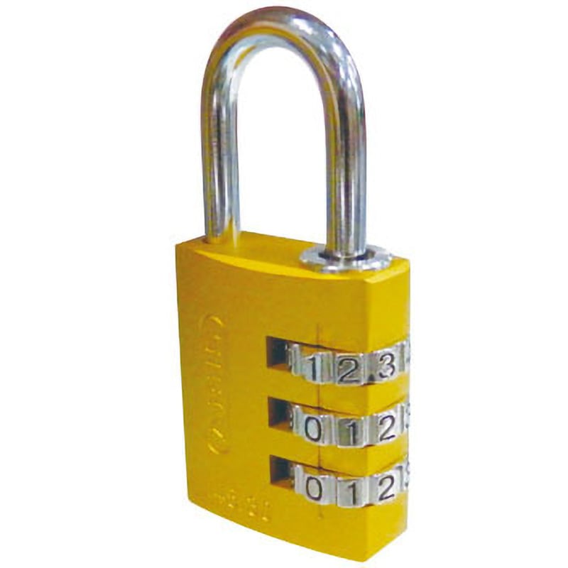 145-30 YE ナンバー可変式南京錠 ABUS ダイヤル式 呼称30mm 145-30 YE