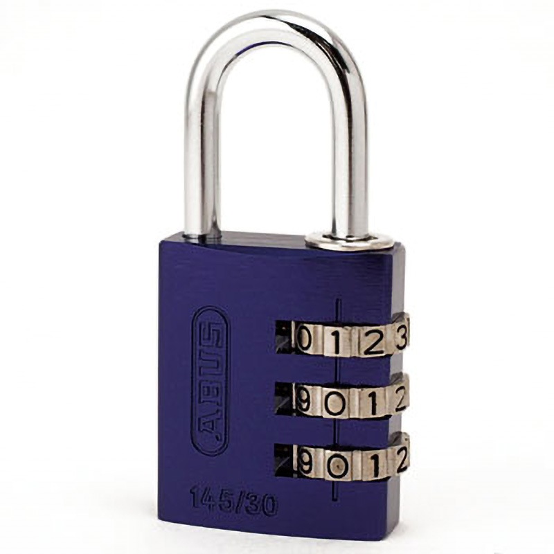 145-30 PU ナンバー可変式南京錠 ABUS ダイヤル式 呼称30mm 145-30 PU