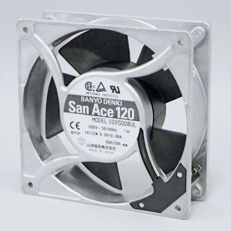 109S008UL San Ace ACファンモータ 山洋電気 AC200V サイズ120