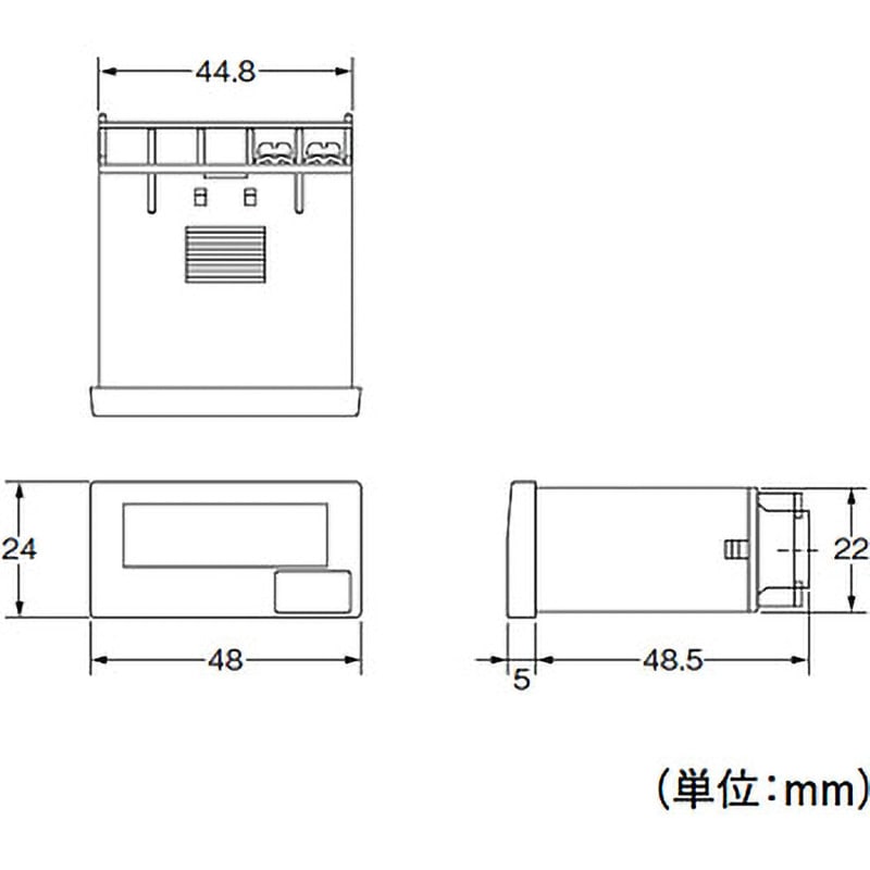H7ER-NV1 小型デジタルタコメータ H7ER-N 1個 omron(オムロン