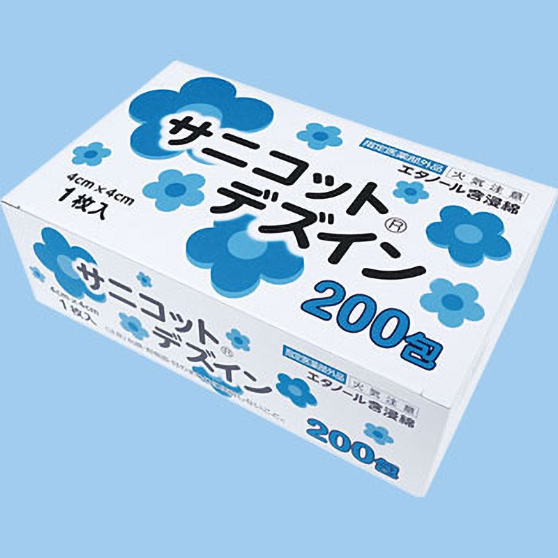 4×4 サニコット デズイン パウチ 1箱(200包) 丸三産業 【通販モノタロウ】