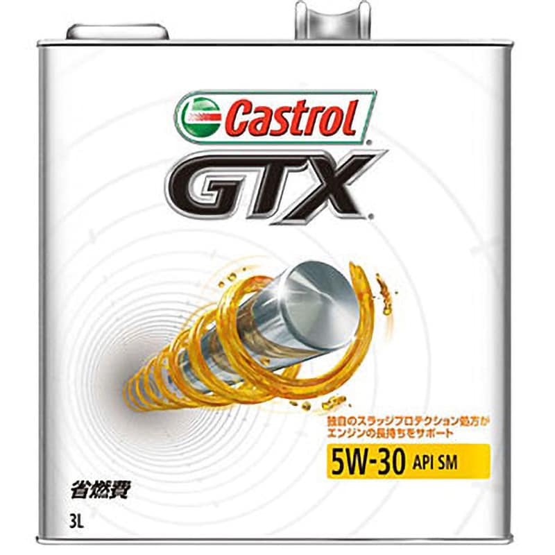 【販売正本】カストロールCastrol　エンジンオイル　GTX 10w30　4L缶6個セット メンテナンス用品