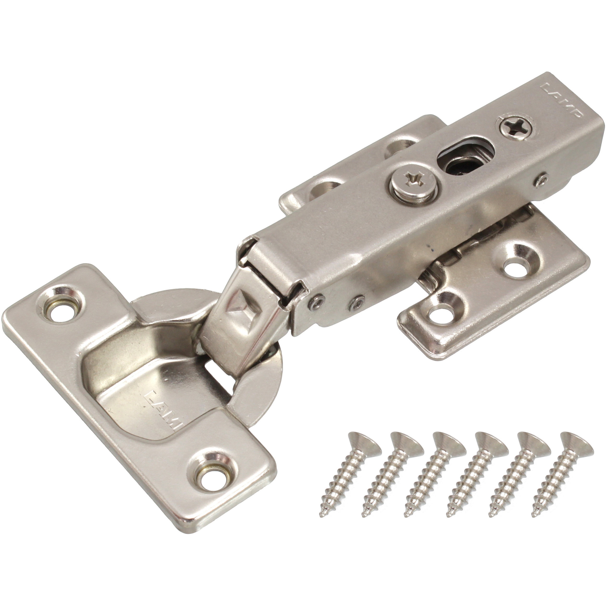 32571 LAMP スライド蝶番 ハイロジック 開き角度105開き度 全カブセ