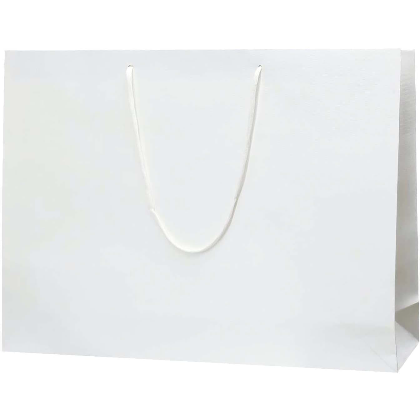 90101701 クラフトエンボスバッグ 丸玉工業 ホワイト色 容量35L  1セット(100枚)