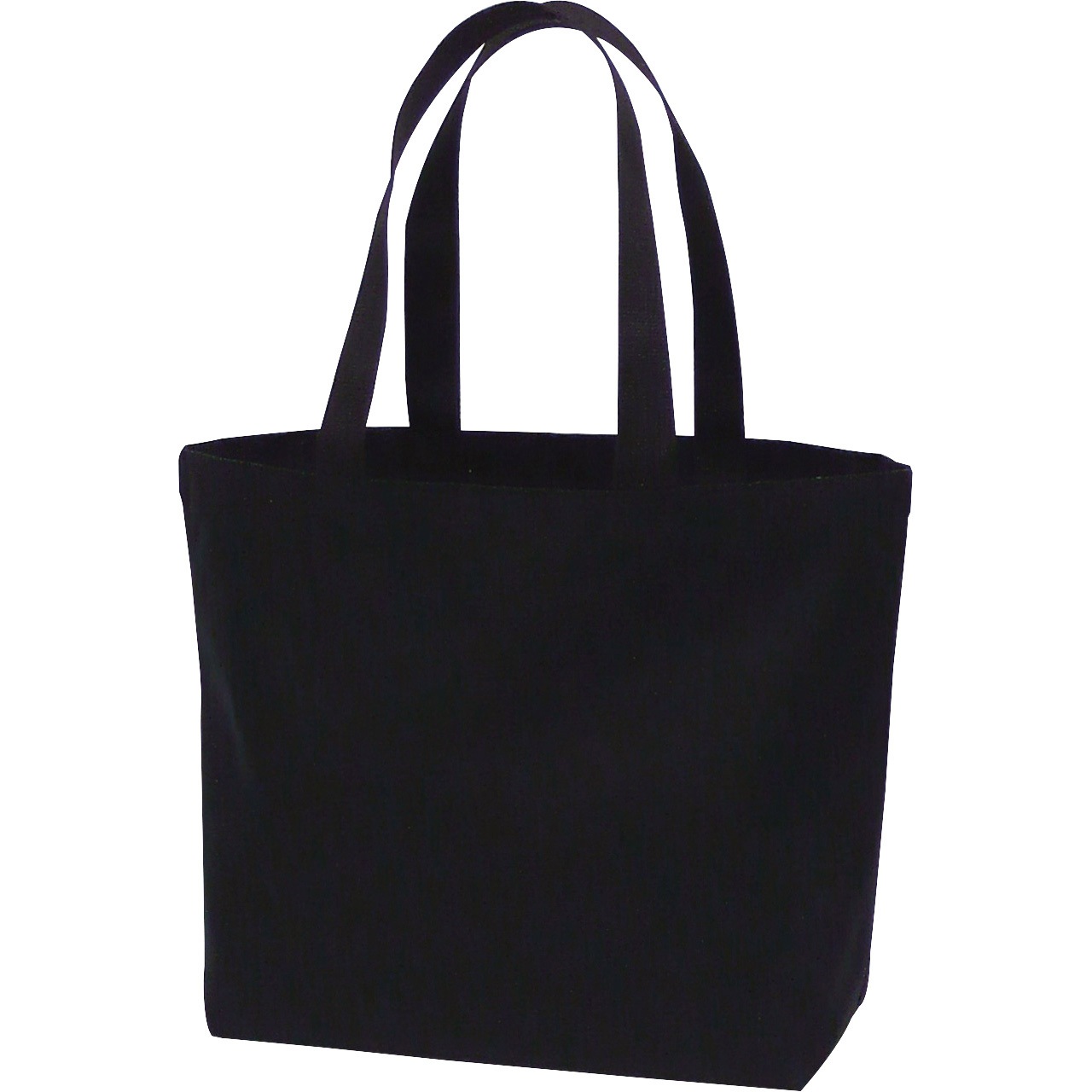 90309019 厚手コットンバッグ 丸玉工業 ブラック色 容量13L  1セット(50枚)