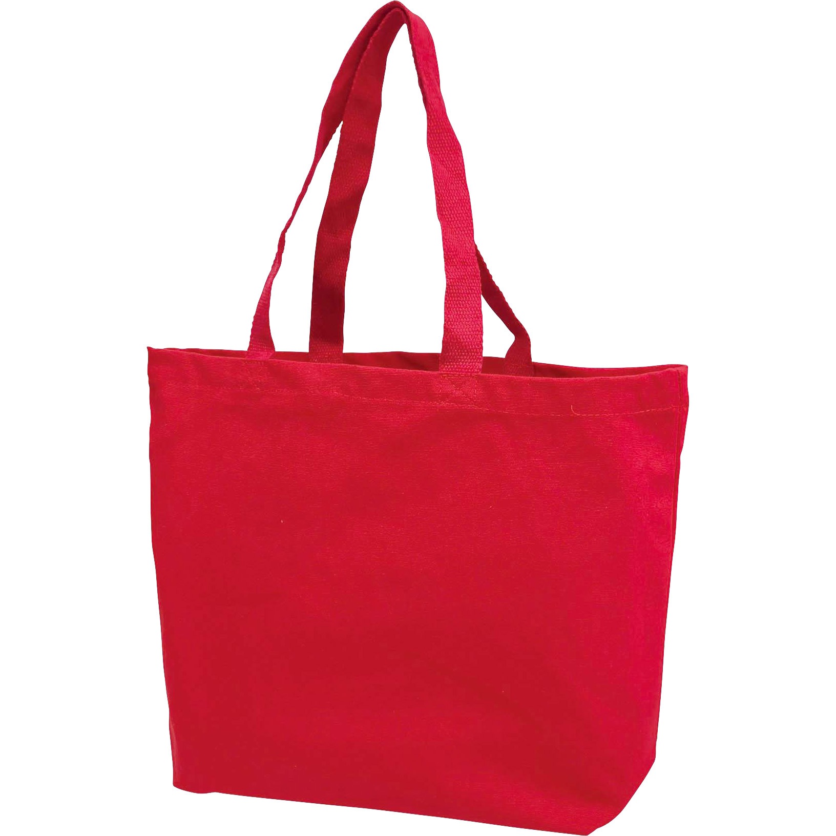 90309048 厚手コットンバッグ 丸玉工業 レッド色 容量13L  1セット(50枚)