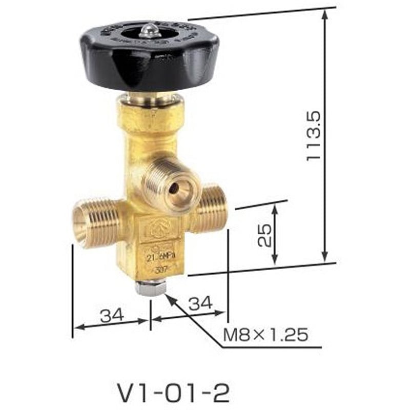 V1-01-2-25 ネックバルブ 1台 ヤマト産業 【通販モノタロウ】