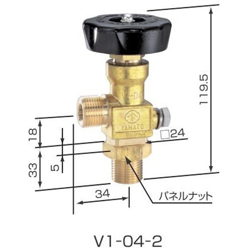 V1-04-2L ネックバルブ 1台 ヤマト産業 【通販モノタロウ】