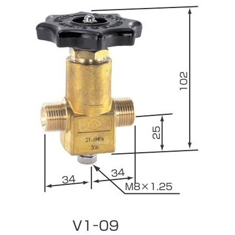 V1-09 ネックバルブ 1台 ヤマト産業 【通販モノタロウ】