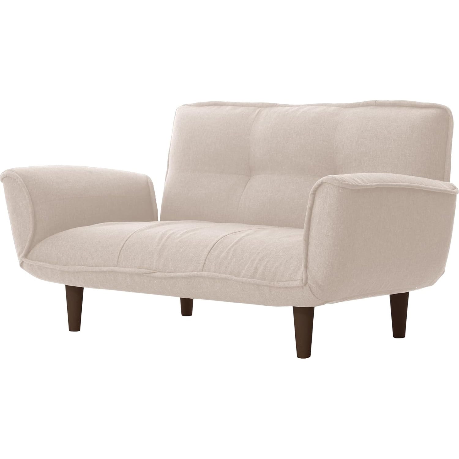 A1010a-a-560BE コンパクトカウチソファ セルタン ダリアンベージュ色 高さ29.5～65.5cm幅123.5～162.5cm奥行き71～106cm  A1010a-a-560BE