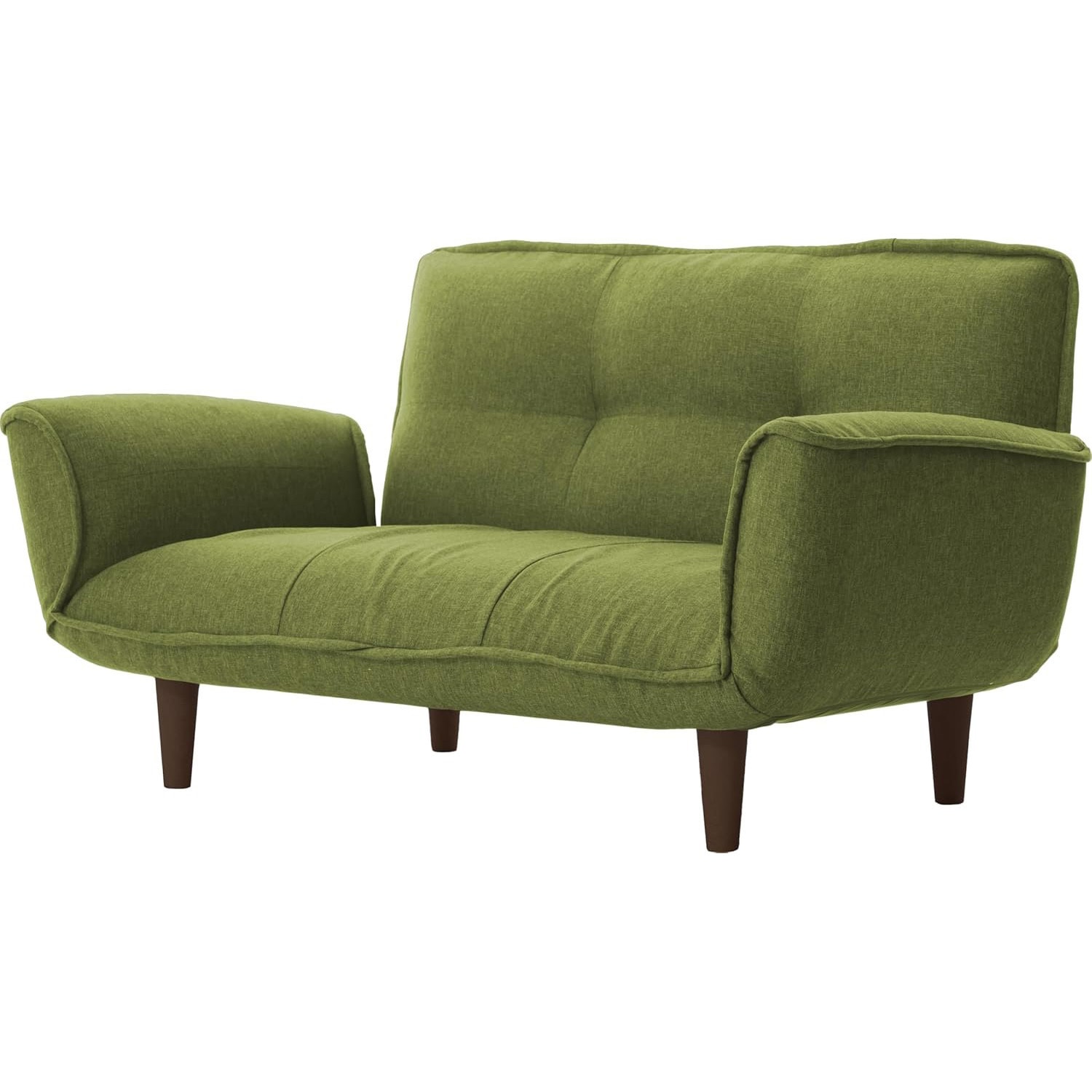 A1010a-a-583GRN コンパクトカウチソファ セルタン タスクグリーン色 高さ29.5～65.5cm幅123.5～162.5cm奥行き71～106cm  A1010a-a-583GRN