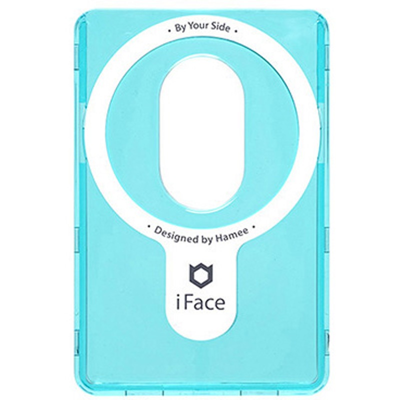 41-973059 iFace MagSynq クリアカードウォレット iFace ブルー