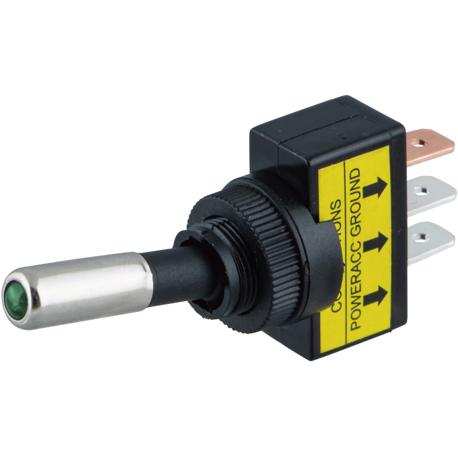 その他 ttt 591197 LED付トグルスイッチ 24V ON-OFF 1個 JET INOUE(ジェット