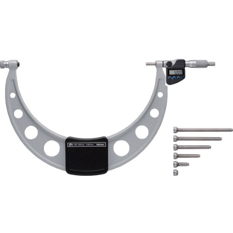 OMC-300MX+02AZF310+264-627 替アンビル式外側マイクロメータ U-WAVE 送信機セット(ブザー・Bluetoothタイプ) 1セット Mitutoyo(ミツトヨ) 【通販モノタロウ】