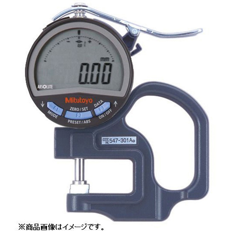 デジマチックシックネスゲージ+インプットツール(RS-232C)+フット