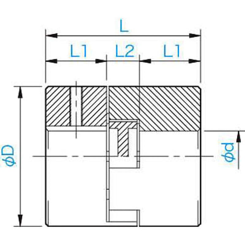 AL-050 スパフレックスカップリング(ALモデル) 下穴品 三木プーリ ジョータイプ 外径27mm許容偏心0.2mm AL-050 -  【通販モノタロウ】