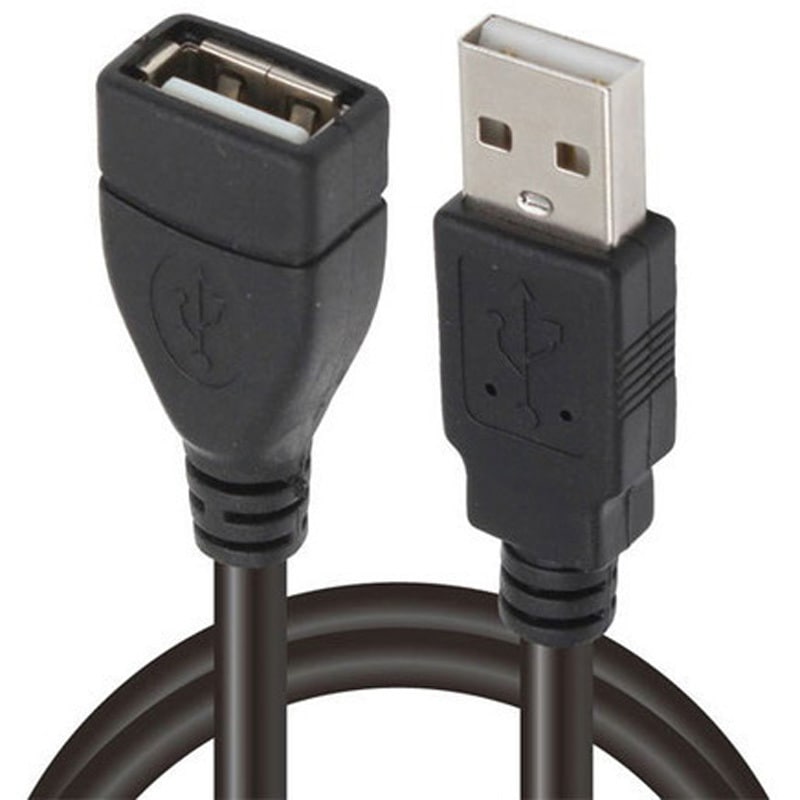 JTUSB2EX3M-BK USB2.0延長ケーブル JTT ブラック色 USB-A(オス) - USB